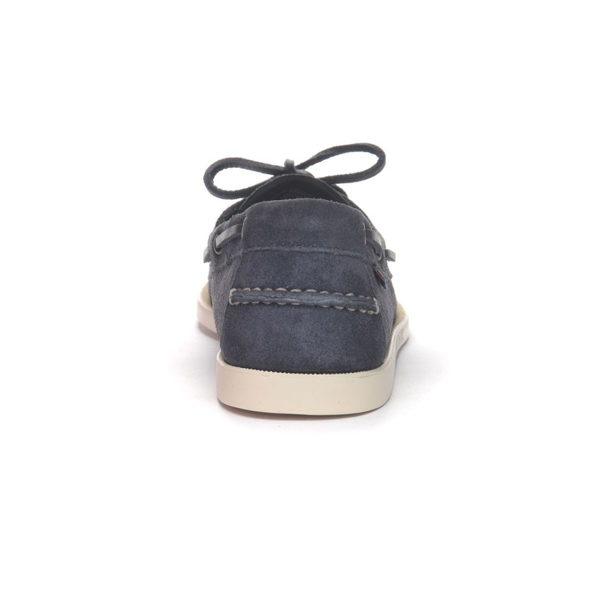 DOCKSIDES PORTLAND FLESH OUT Blue Universe-Chaussures bateau pour homme en suede Portland