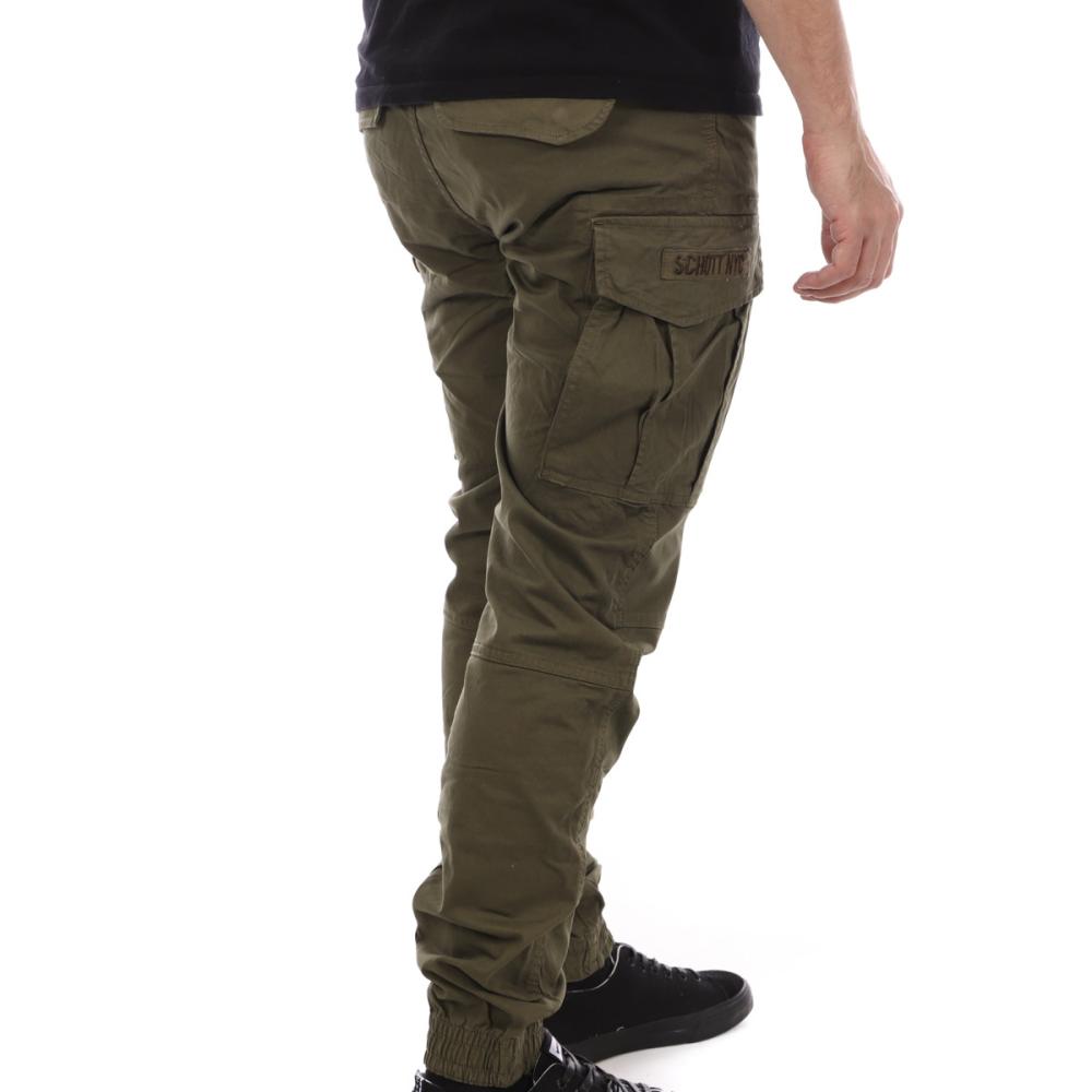 Schott Pantalon Cargo Kaki Homme Schott Relax
