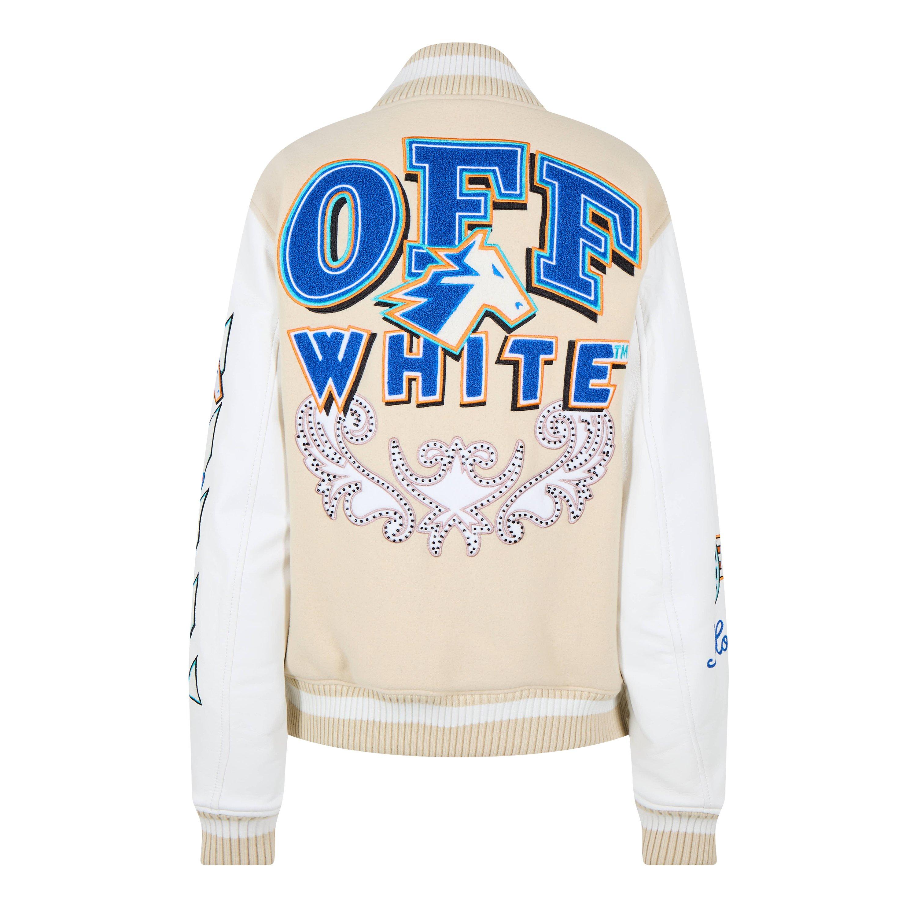Off White Thunder Varsity Jacket