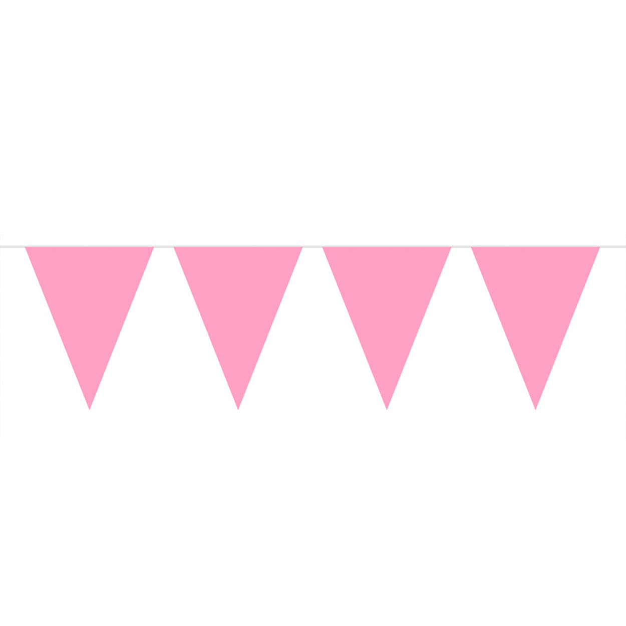 Roze Mini Vlaggenlijn, 3mtr.