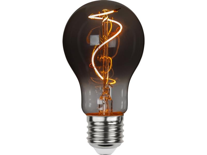 Star Trading Lampe LED Grace Smoke, 3 W, E27, Warmweiss Leuchtmittel mit E27 Sockel