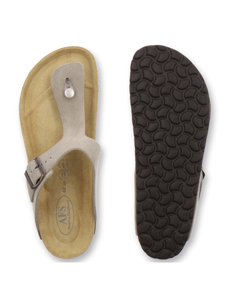 Sandalen Herren Leder quarz