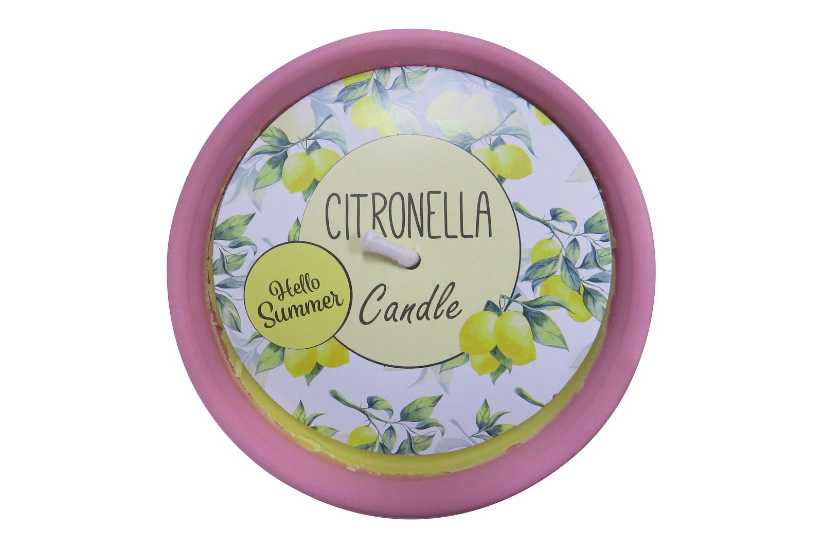 Tuscany citronellalys Rosa Ø12 H5,5 cm