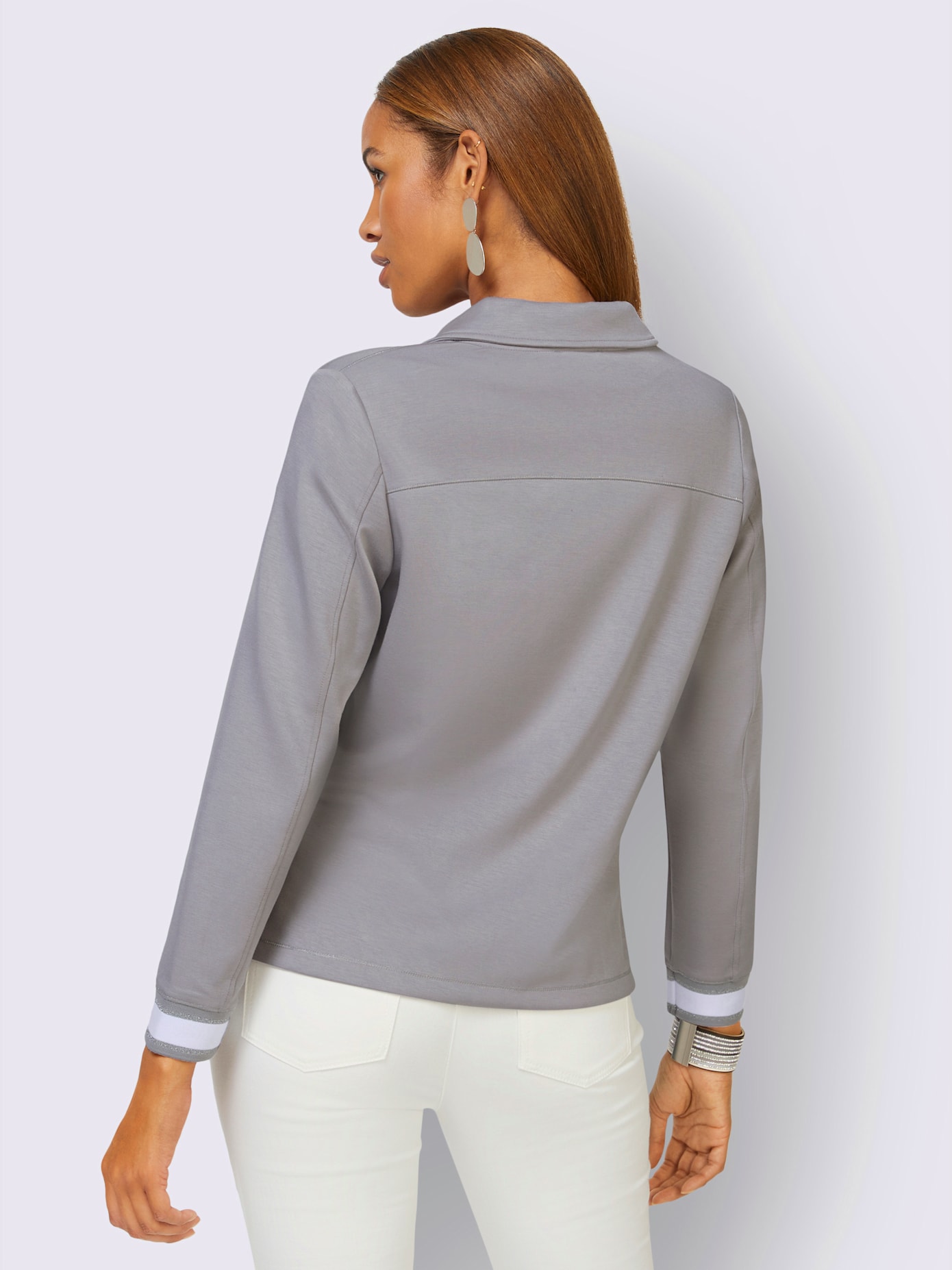 Blazer en jersey poches avec fermeture à glissière pratiques