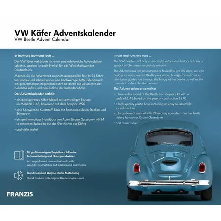 Franzis Adventskalender VW-Käfer