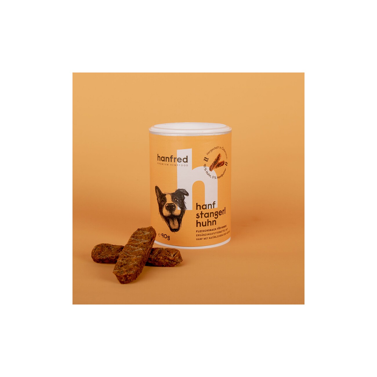 Hanfred Hanf Stangerl Huhn 90 g