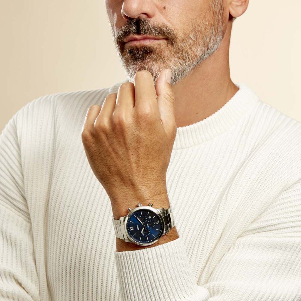 Montre Fossil Neutra Chrono Bleu