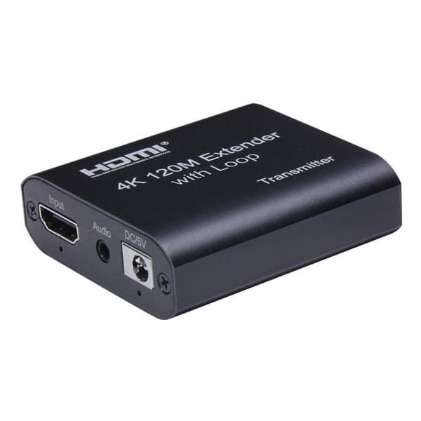 NÖRDIC HDMI Cat6 forlengelse 120m 4K30Hz HD med loop EDID funksjon HDMI Extension