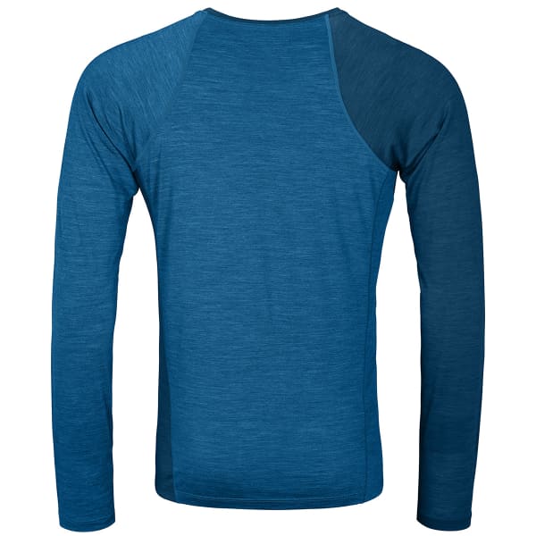 T-shirt randonnée ORTOVOX 120 COOL TEC FAST UPWARD LS M PETROL BLUE BLEND