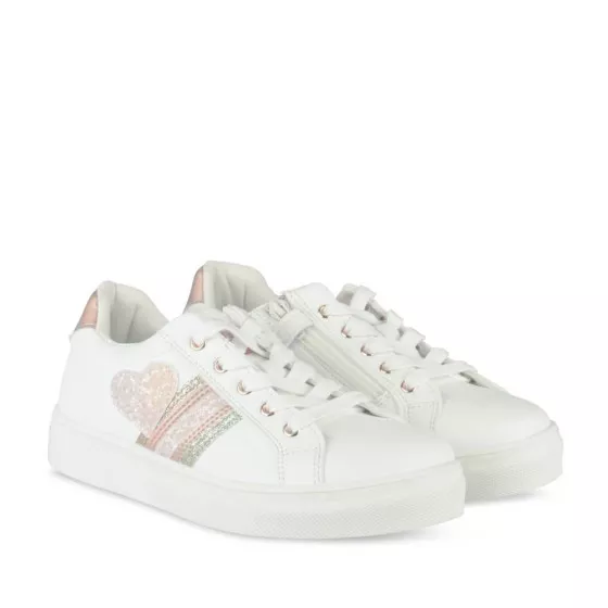 Baskets BLANC LOVELY SKULL