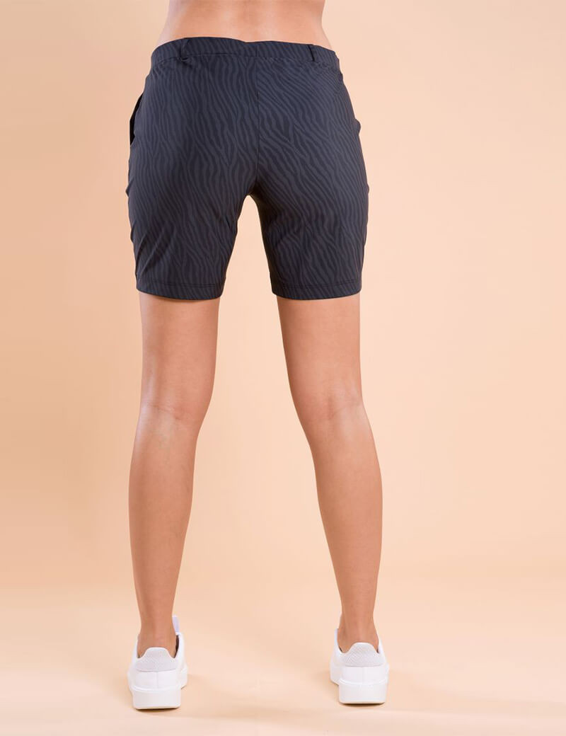 HBT ESSENTIELS - SHORT FEMME CHRISTIES BLACK ZÉBRÉE
