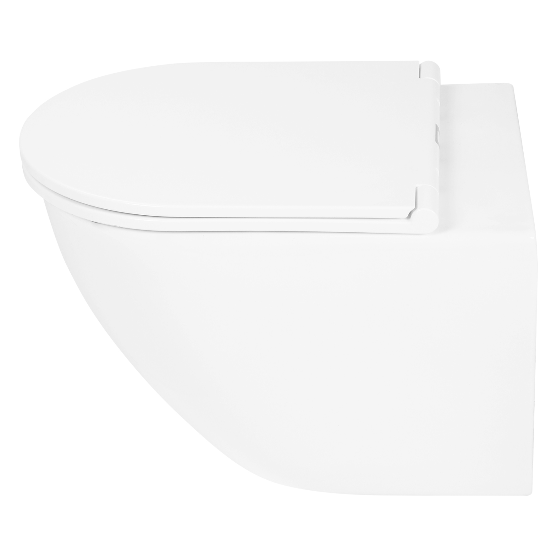 Differnz hangend toilet randloos met zitting wit