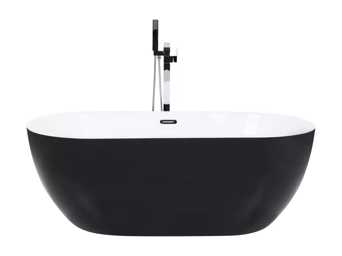 Baignoire îlot noire 170 x 80 cm NEVIS