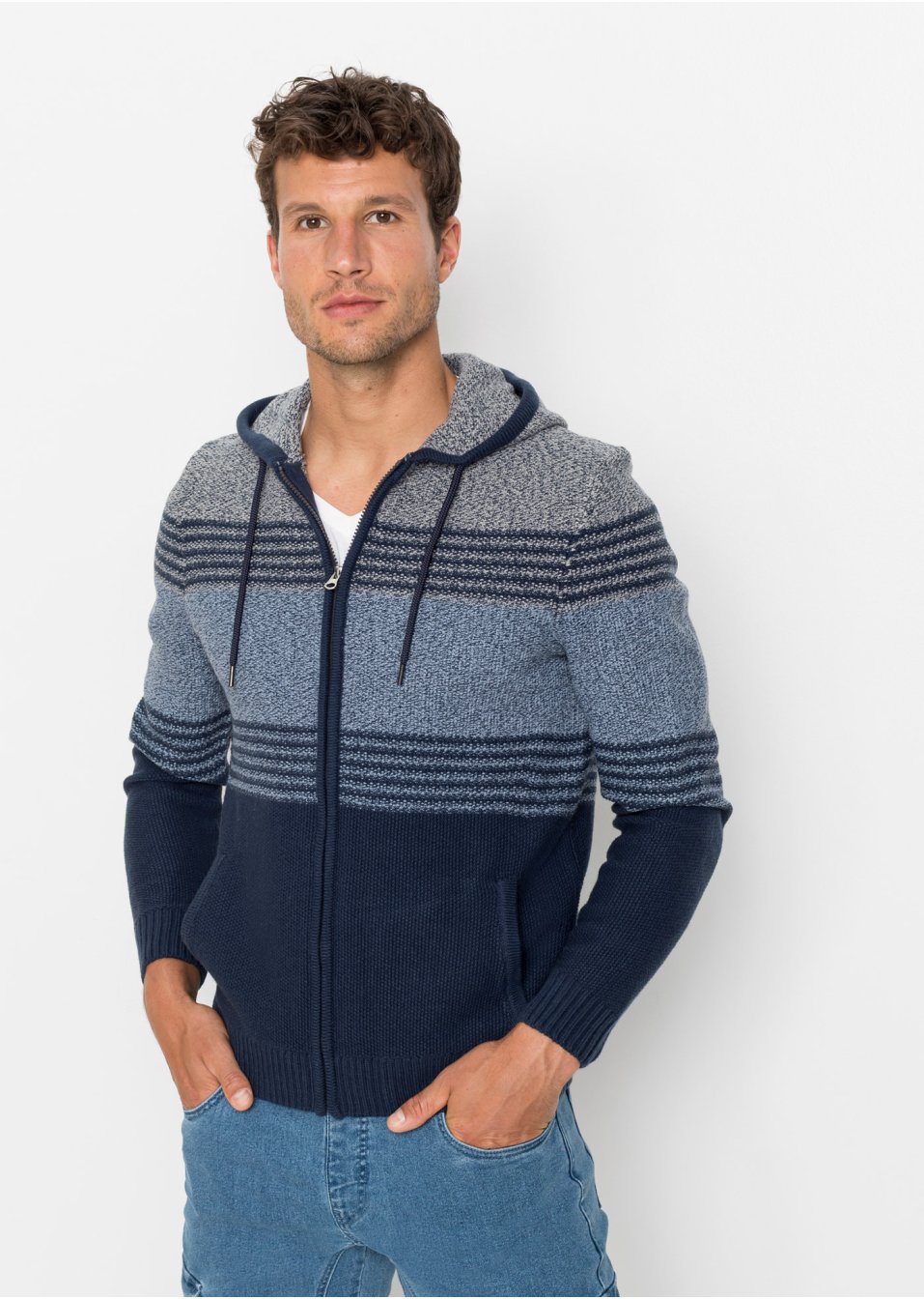 Vest met capuchon