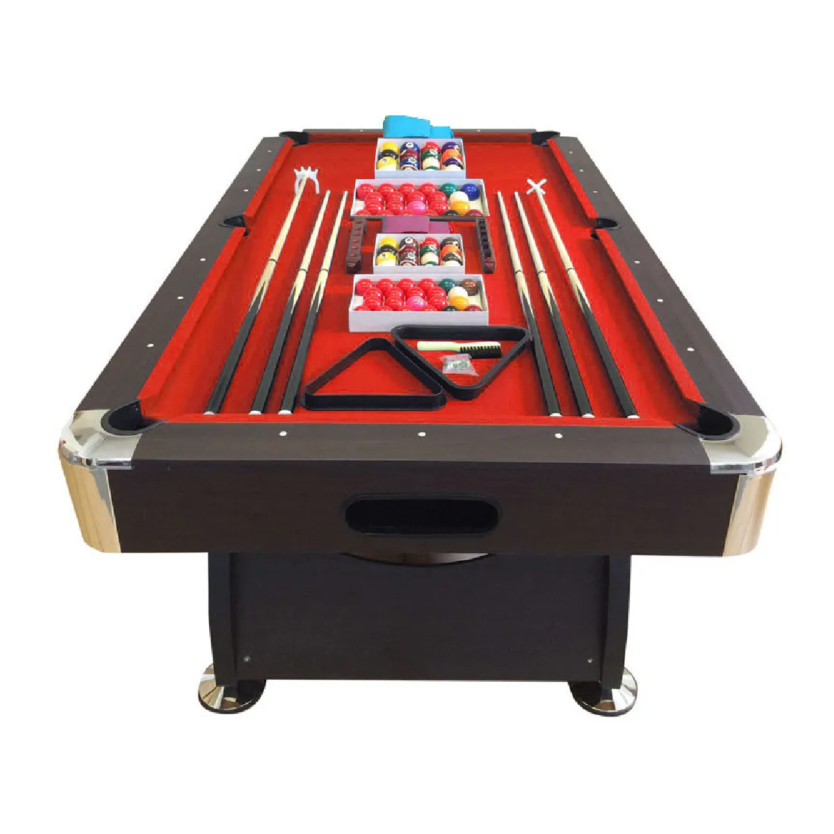 Simba Billard Américain 250cm - Rouge