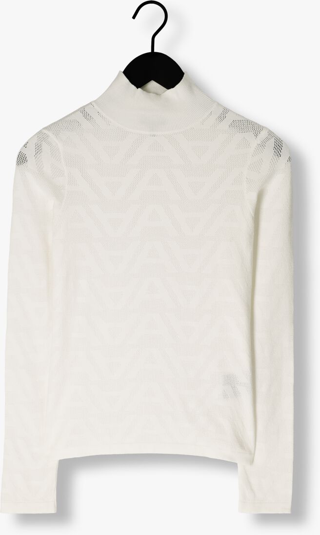 ALIX THE LABEL witte alix the label  ladies knitted a mesh top