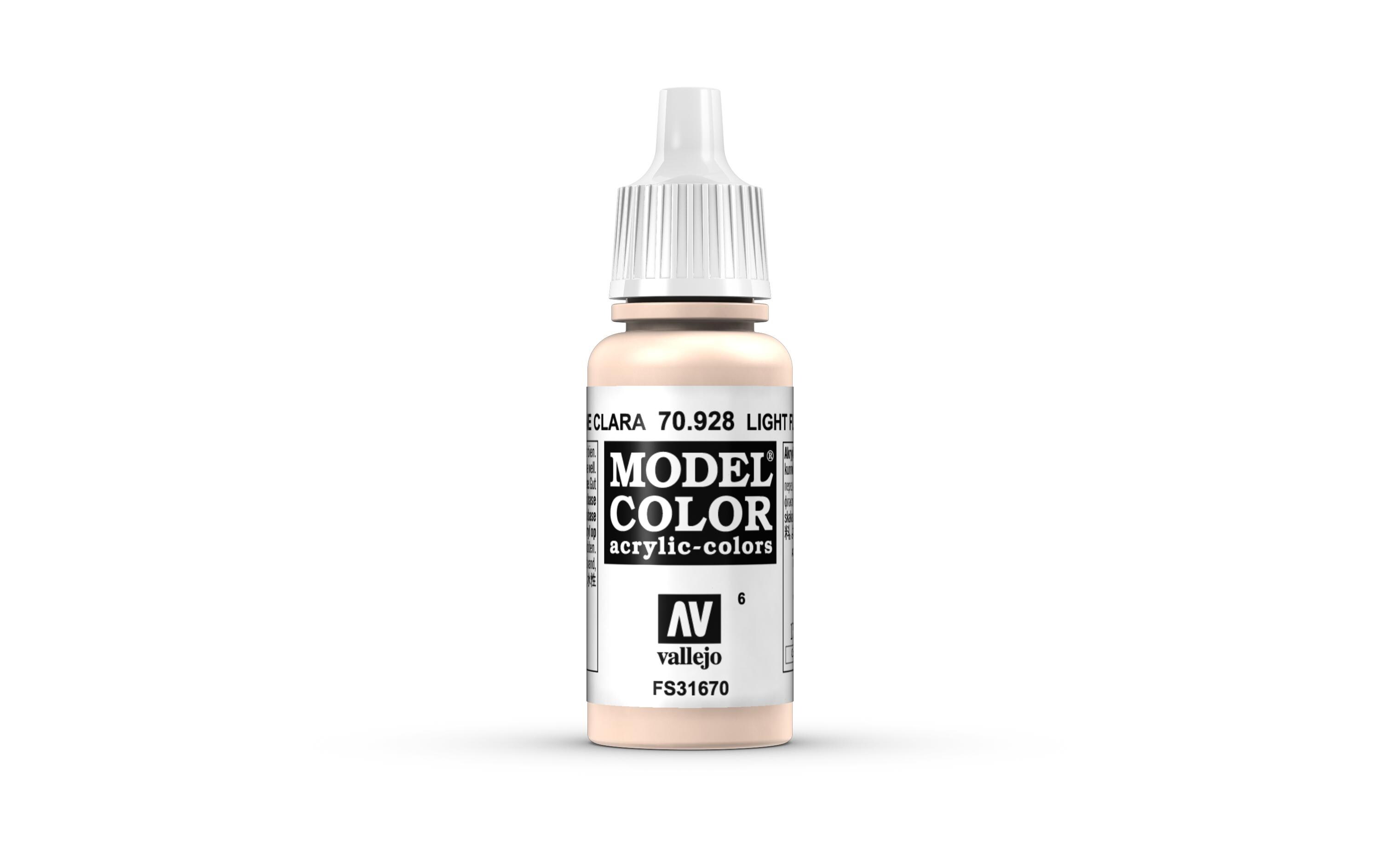 Acrylfarbe Matt, Helles Fleisch 17 mlModel Color Light Flesh