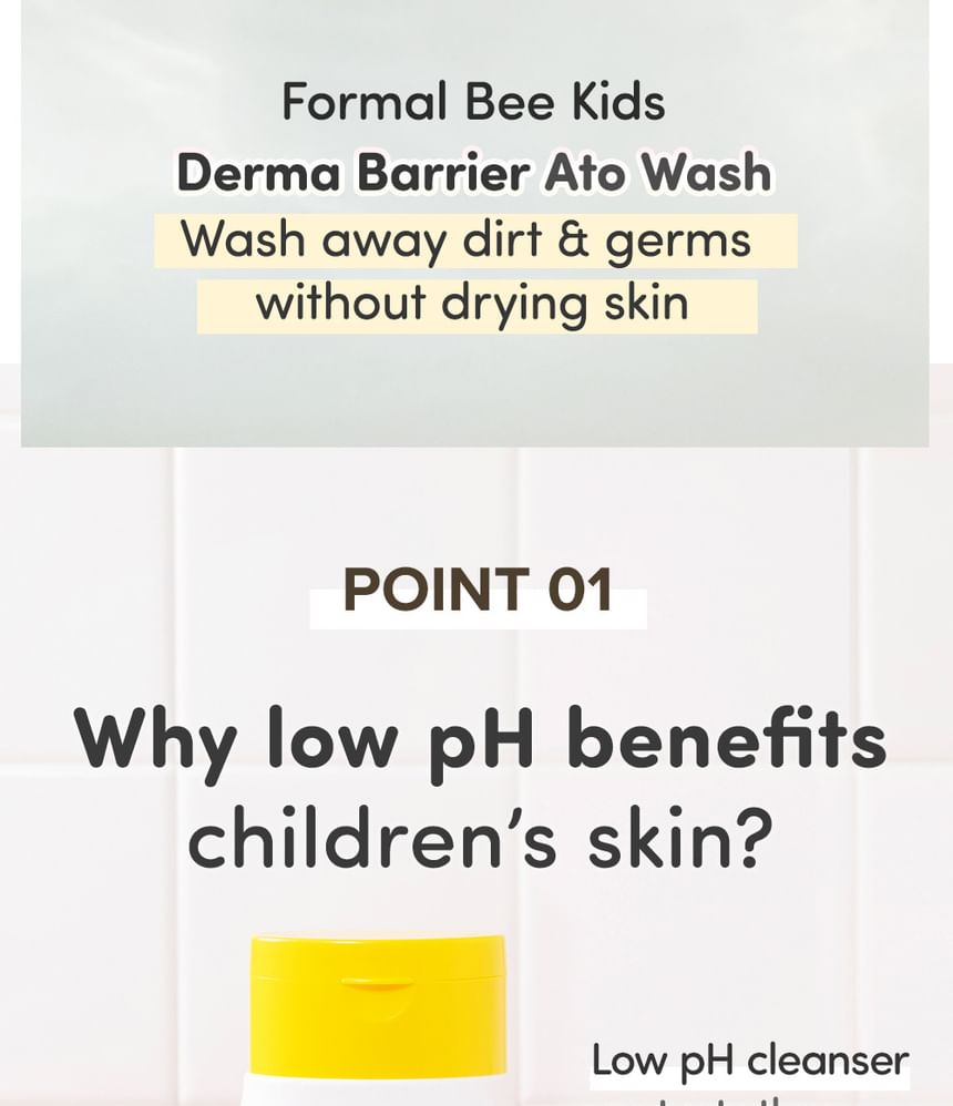 Formal Bee - Kids Derma Barrier Ato Wash