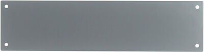 Design Letters Mounting Plate for Architect Letters/Numbers 70 x 280mm, Grey