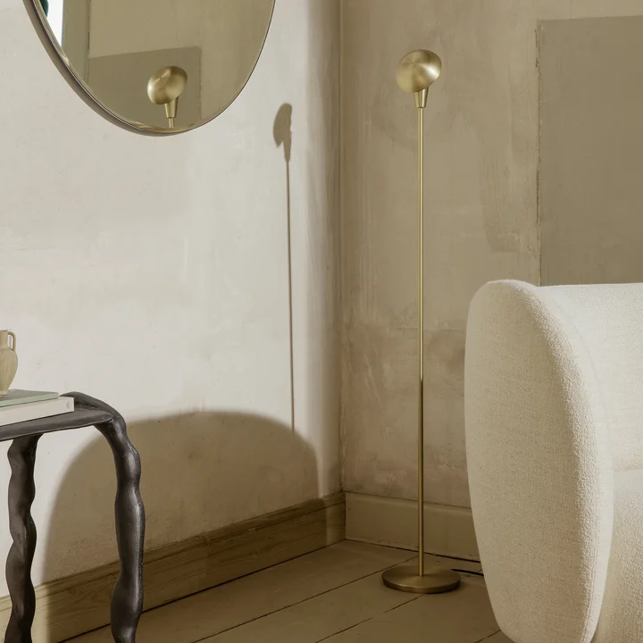 Ferm Living - Tiny Stehleuchte, Messing