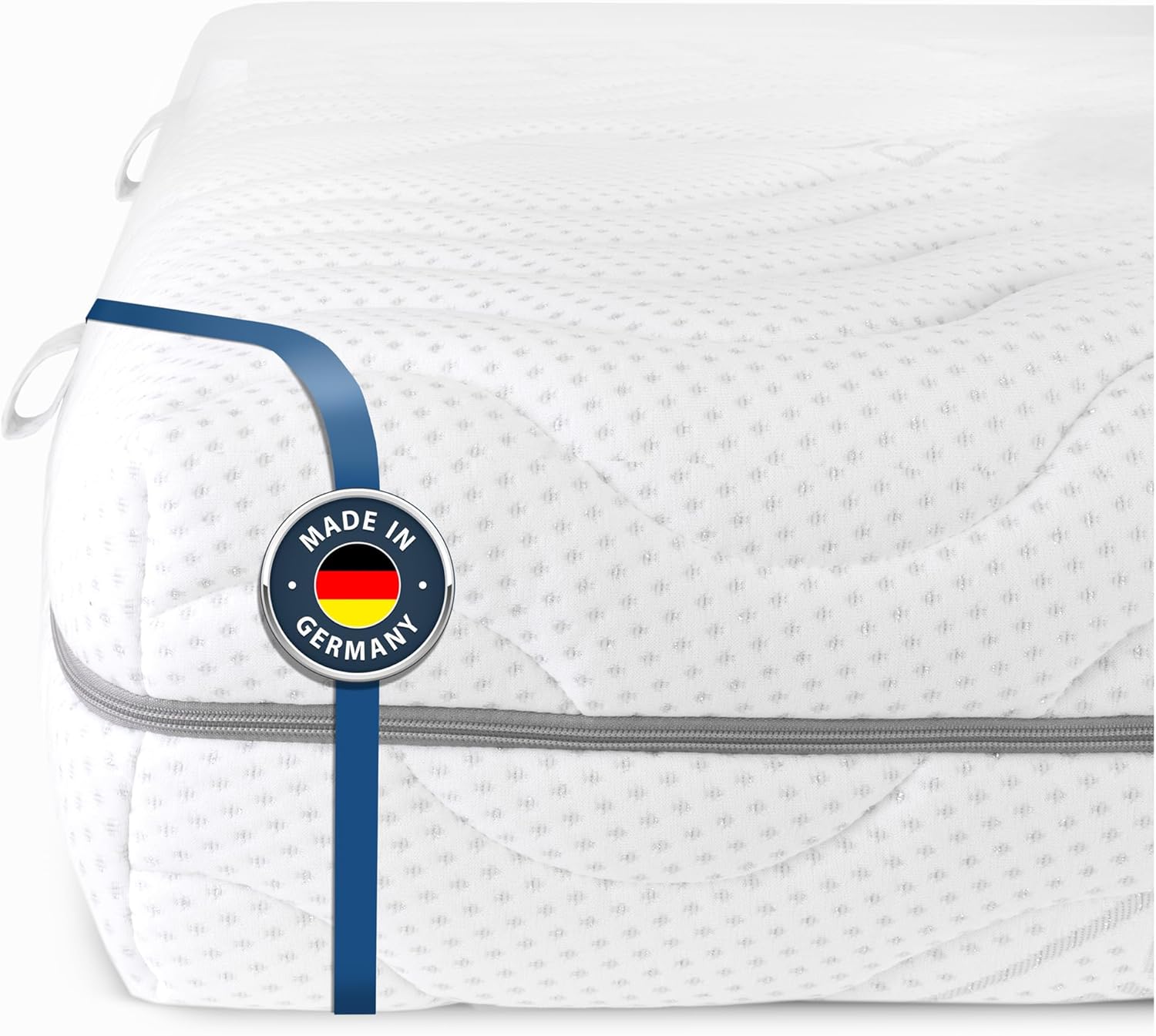 BMM Matratze 140x200 cm, Komfort 19 Härtegrad H2 medium, Kaltschaummatratze Öko-Tex Zertifiziert, ergonomische 7 Zonen, Höhe 19 cm, Matratzen produziert in Deutschland