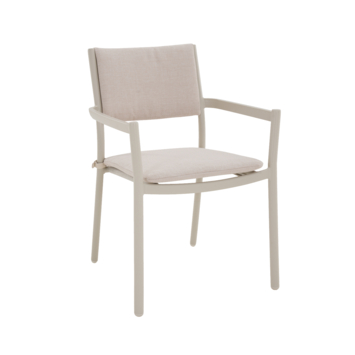KARWEI tuinstoel Enzo beige metaal