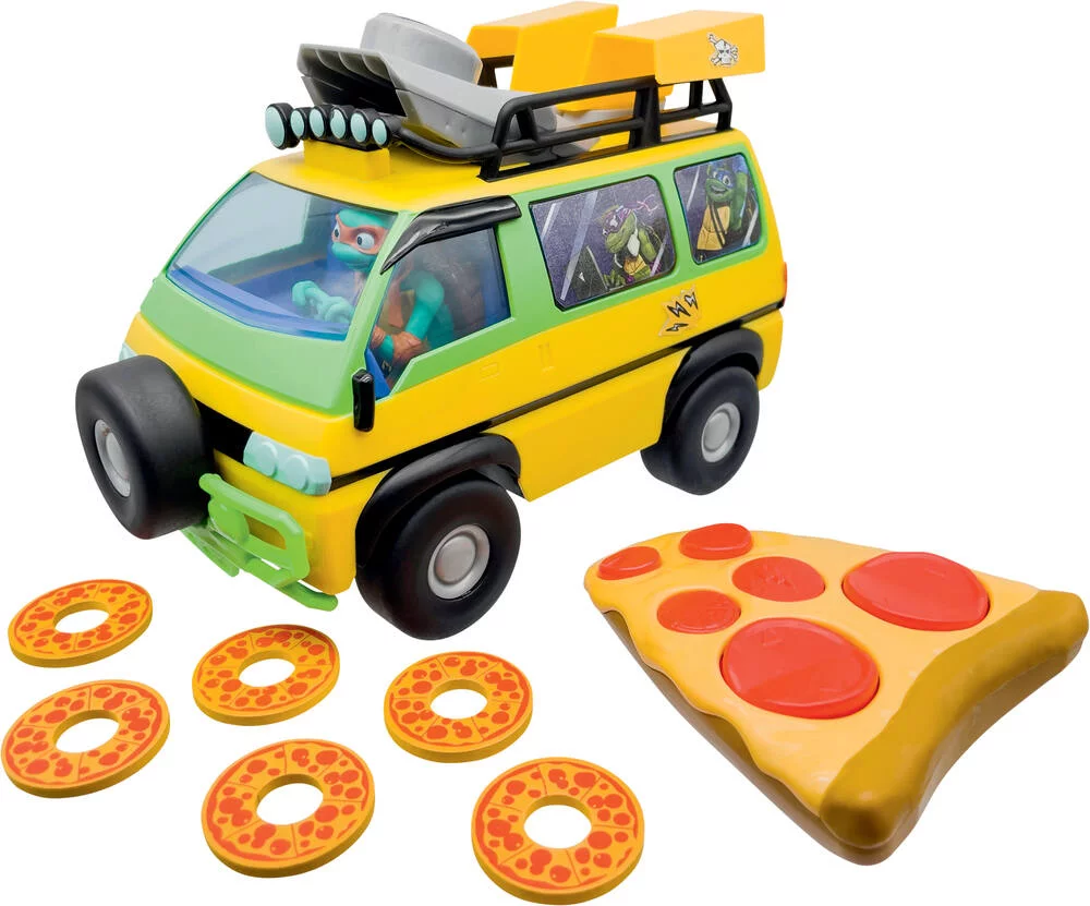 TORTUE NINJA - VEHICULE PIZZA BLASTER RADIOCOMMANDE