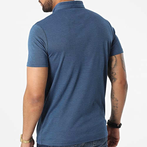 Polo Manches Courtes 571 Bleu Chiné