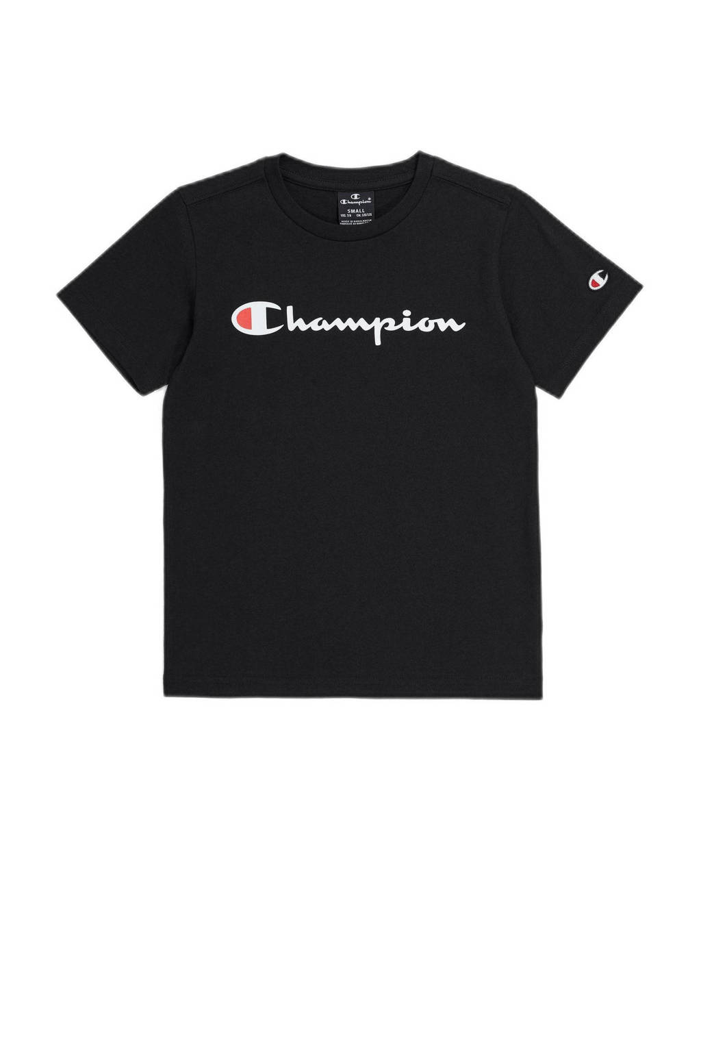 Champion T-shirt met logo zwart