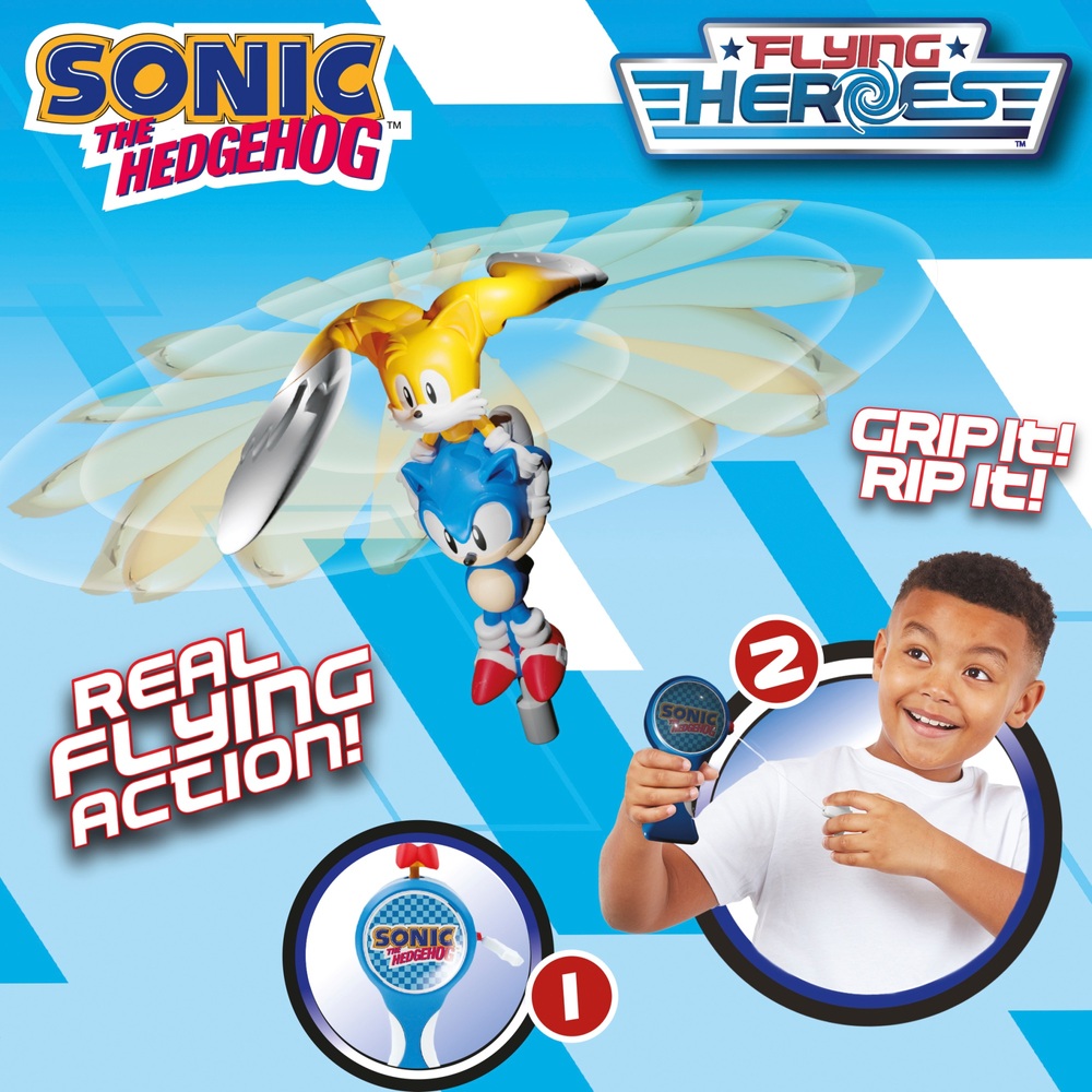 Fliegende Helden Sonic und Tails