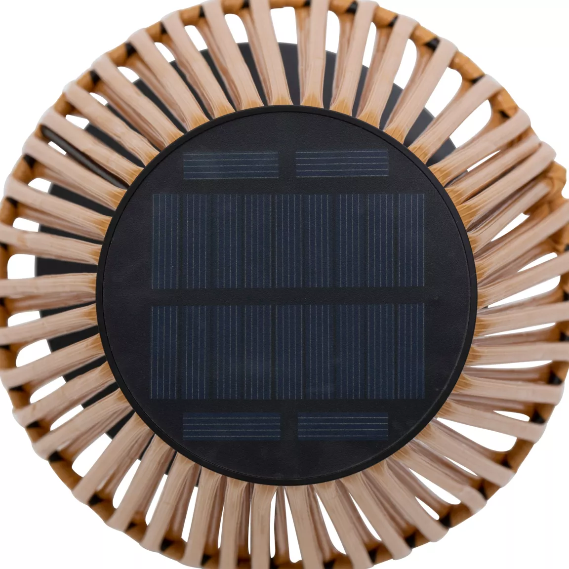 Lampe à poser extérieur solaire (H30 cm) Kesy Beige