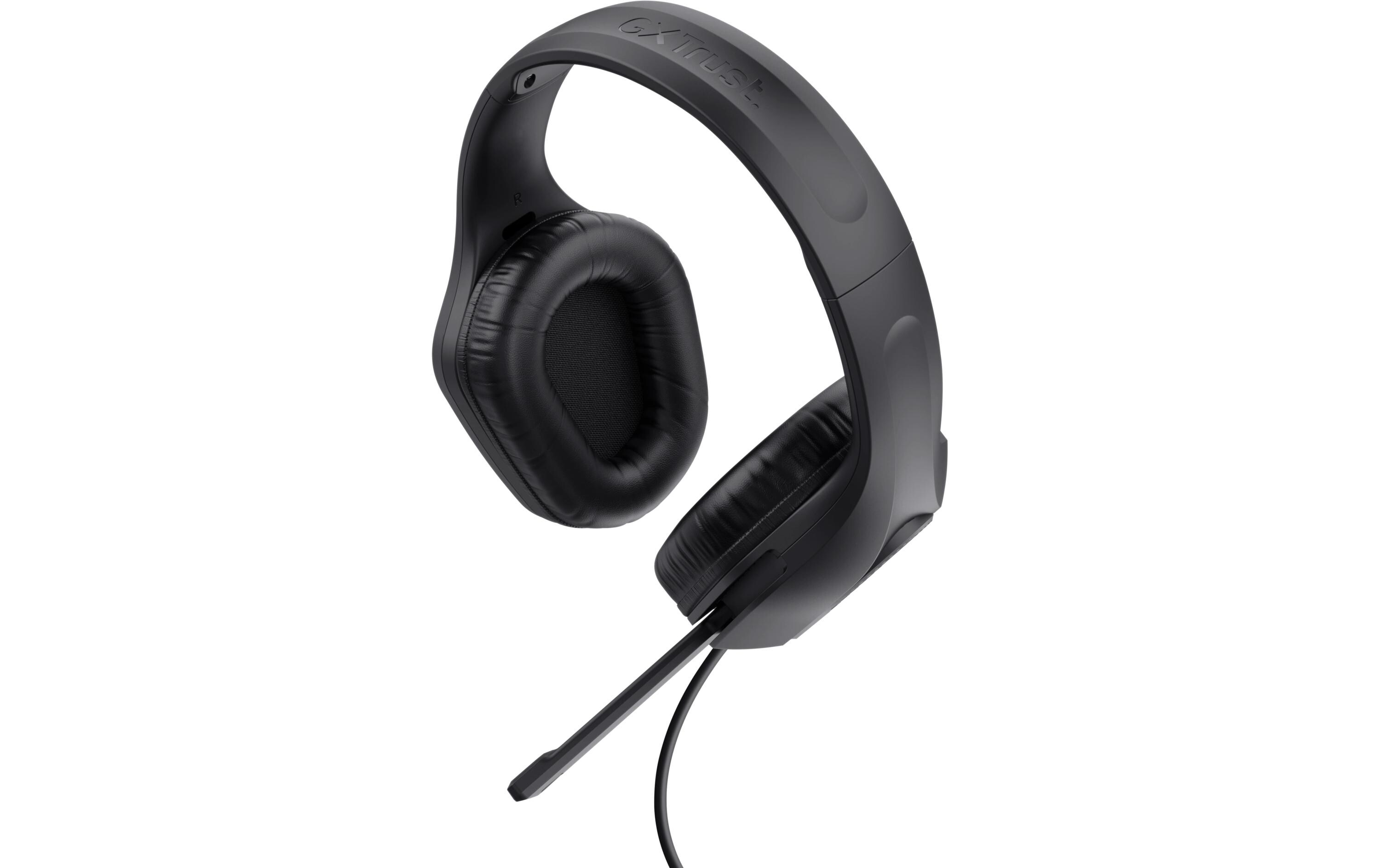 GXT 415 Zirox SchwarzFederleichtes, ohrumschliessendes Gaming-Headset, hergestellt für PC, Laptop und Konsolen