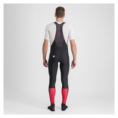 Cuissard Long à Bretelles Sportful Classic Noir/Rouge