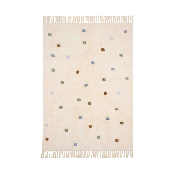Little Dutch Vloerkleed - Dot Mixed - 120 x 170 cm - Blue