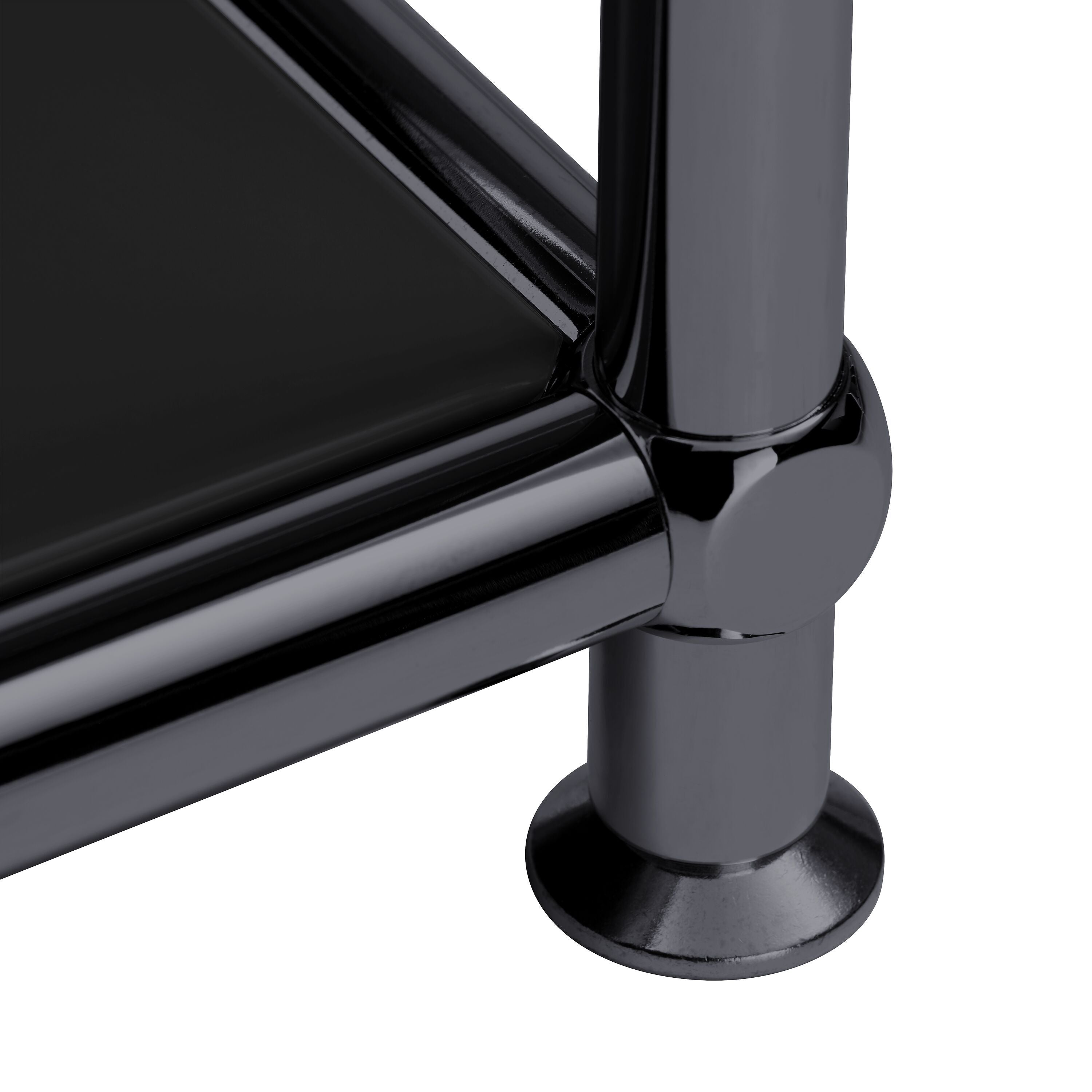 FLEXCUBE Eckschreibtisch - Schwarz / B: 152.0 cm x T: 115.0 cm x H: 80.0 cm