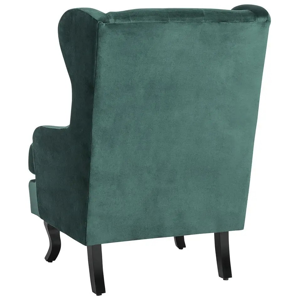 ALTA - Chesterfield fauteuil - Groen - Fluweel