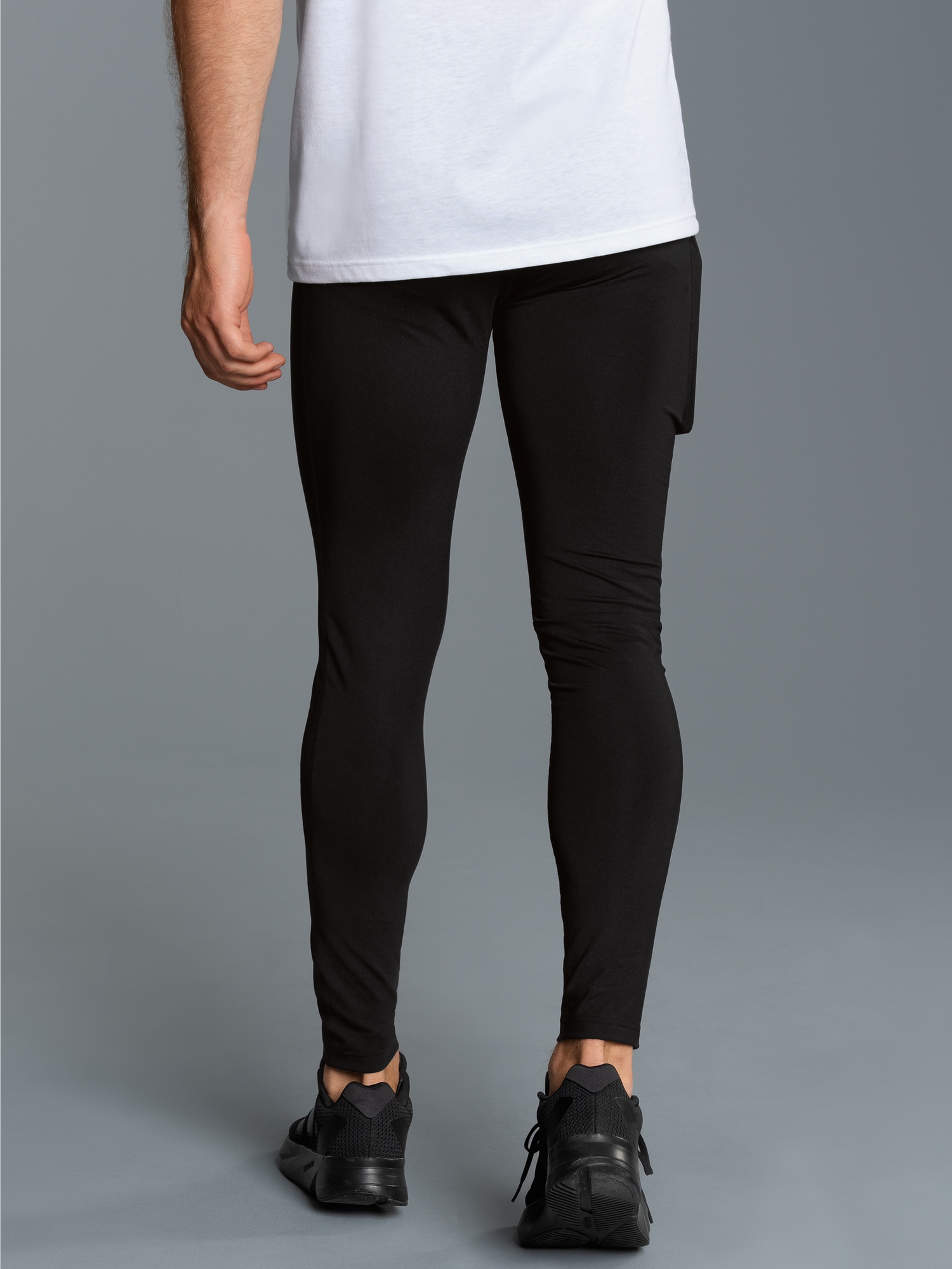 Sportleggings mit praktischer Tasche Schwarz