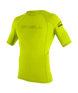 O'Neill Basic Skins S/S Rash Guard / Lycra Solaire Lime