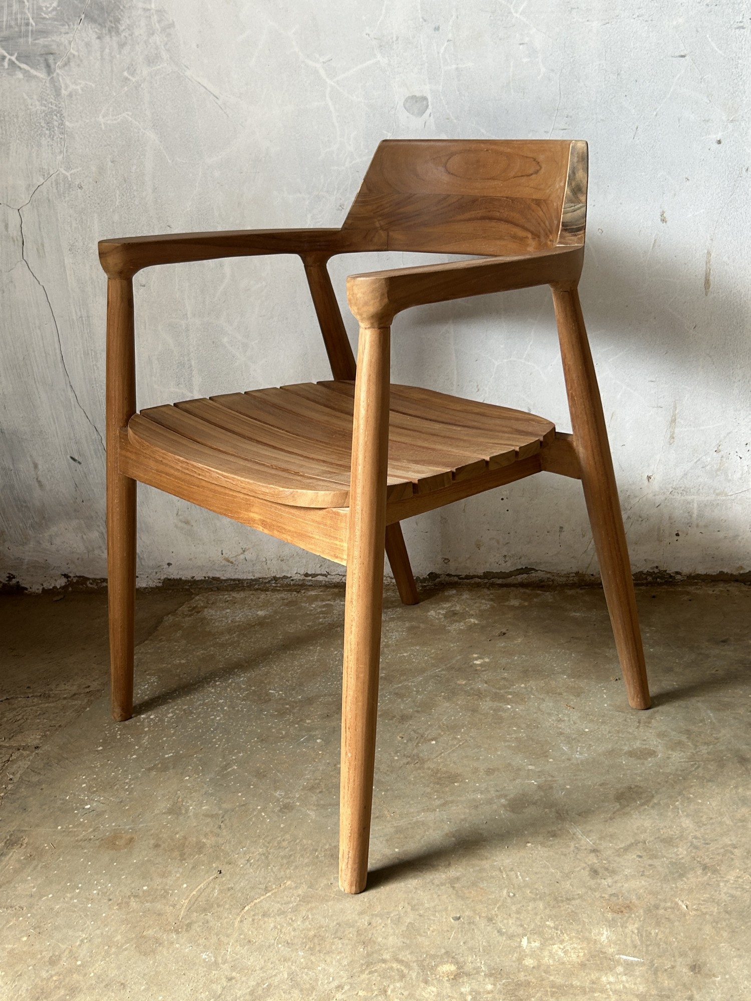 Teak-Sessel 'Bendt', B 55 cm, T 57 cm, H 75 cm günstig bestellen