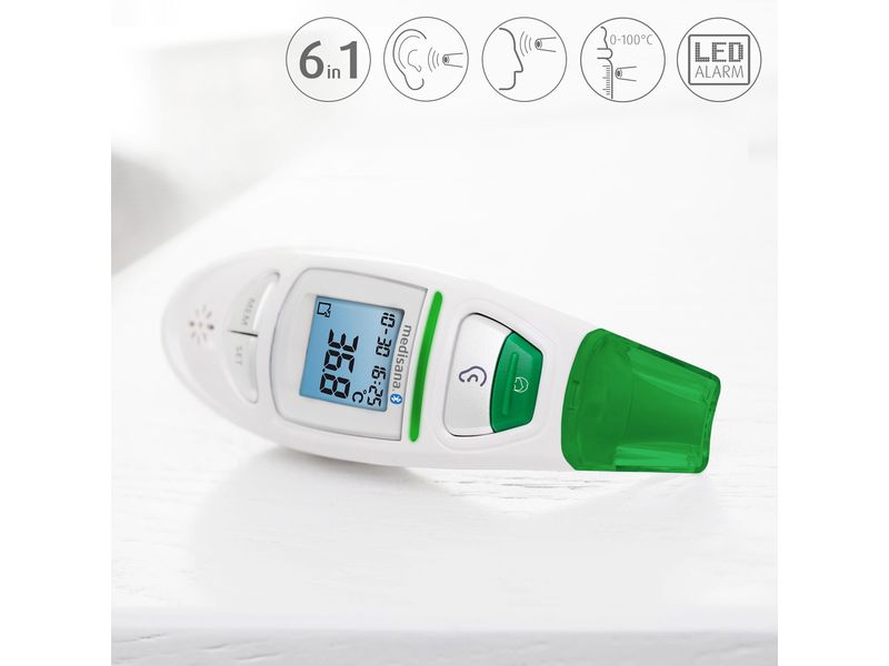 Medisana Infrarot-Fieberthermometer TM750 Connect Infrarot-Fiebermesser