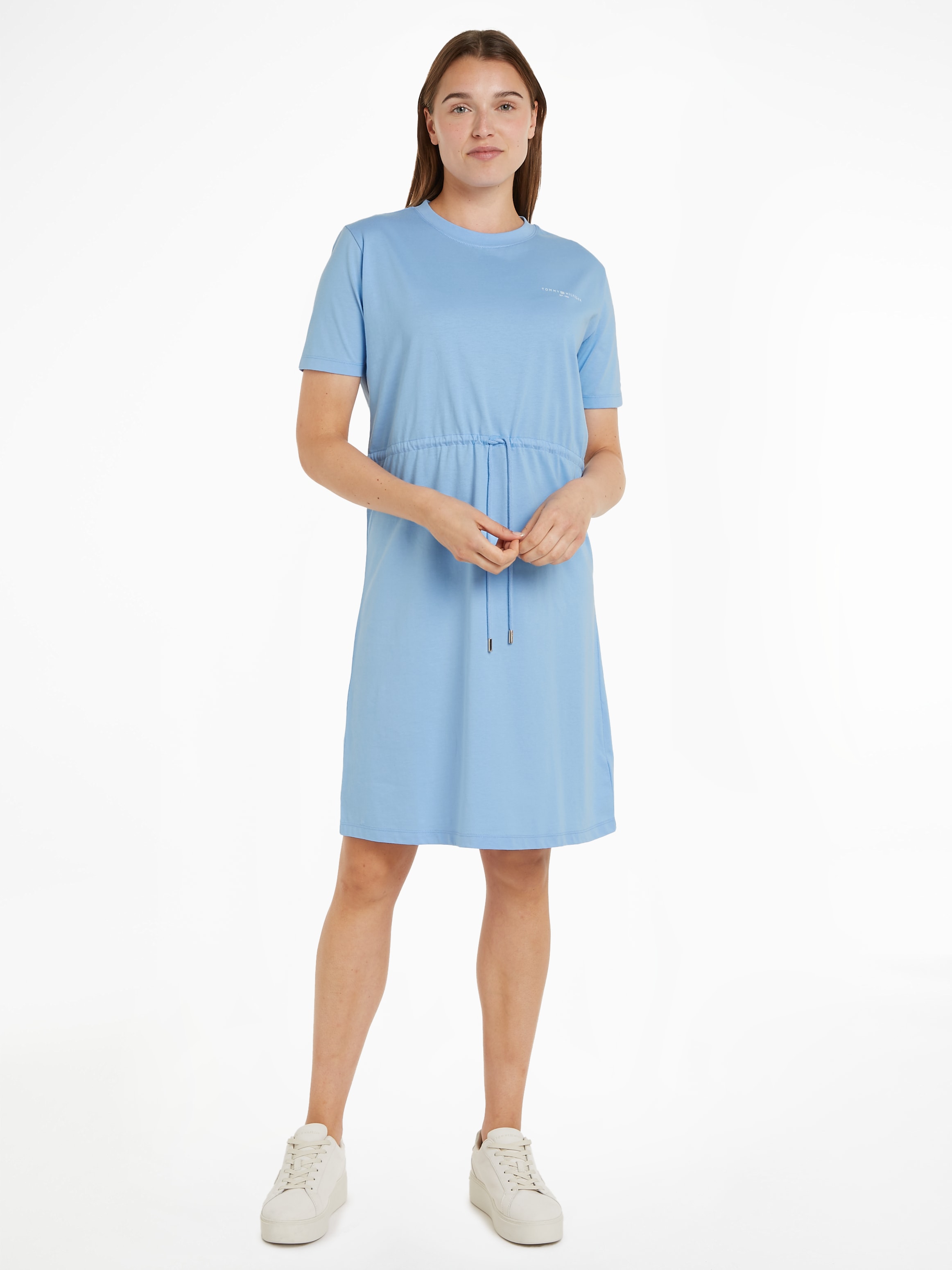Tommy Hilfiger Shirtkleid »1985 REG MINI CORP TEE DRSS SS« mit Tommy Hilfiger Schriftzug