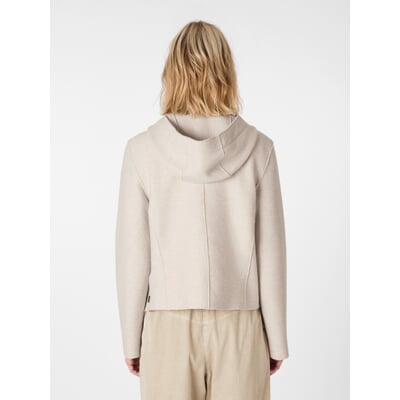 Damen-Wolljacke, Naturweiß