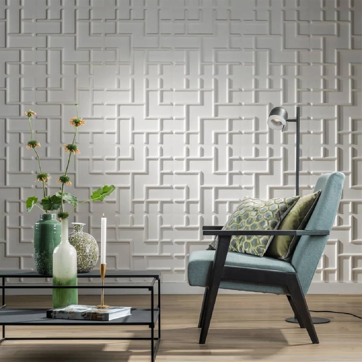 WallArt Panneaux muraux 3D Tetris
