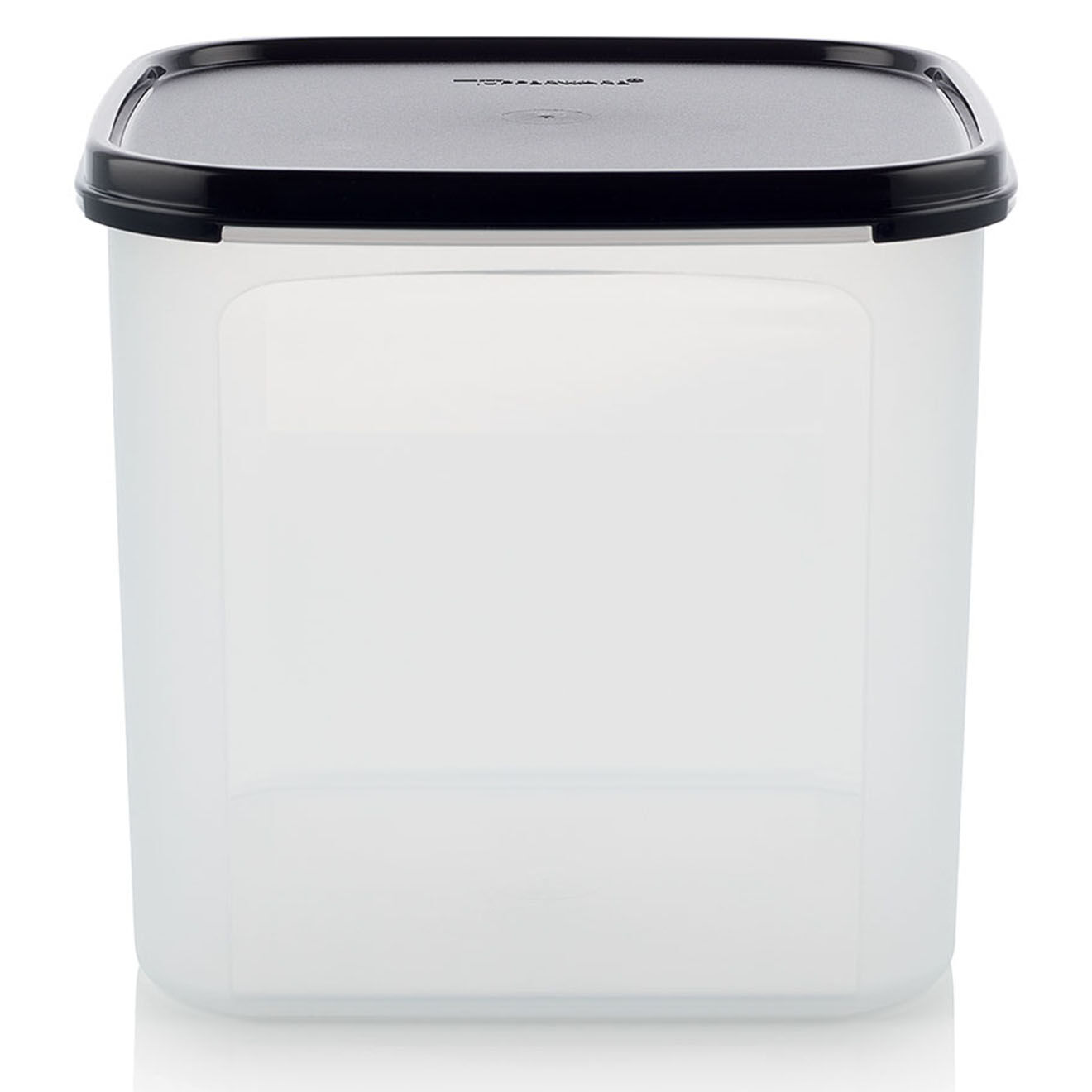 Tupperware Boite de conservation transparent/couvercle noire - 4L