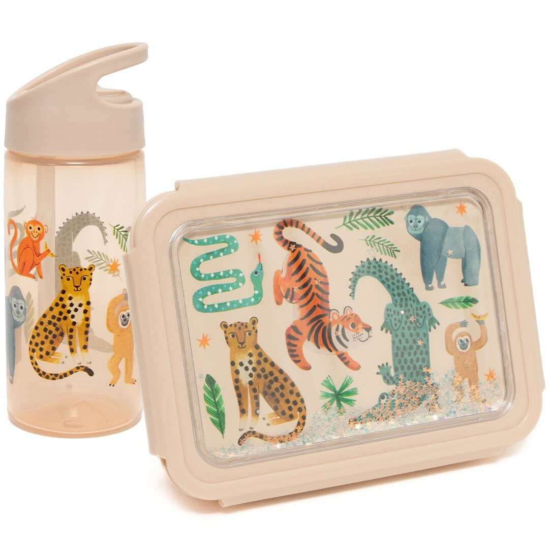 Petit monkey broodtrommel upside down animals|ilovespeelgoed.nl