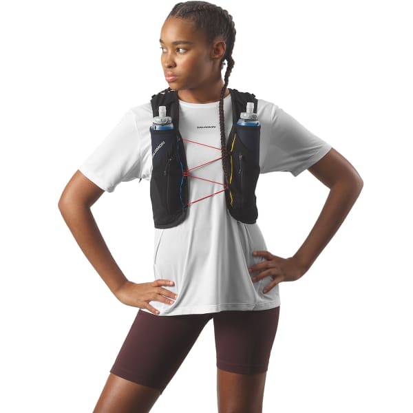 Sac trail SALOMON ADV SKIN 12 RACE FLAG SET BLACK/WHITE