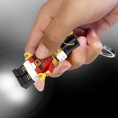 LEGO® Minifigure™ Nøtteknekker Nøkkelring med LED-lys