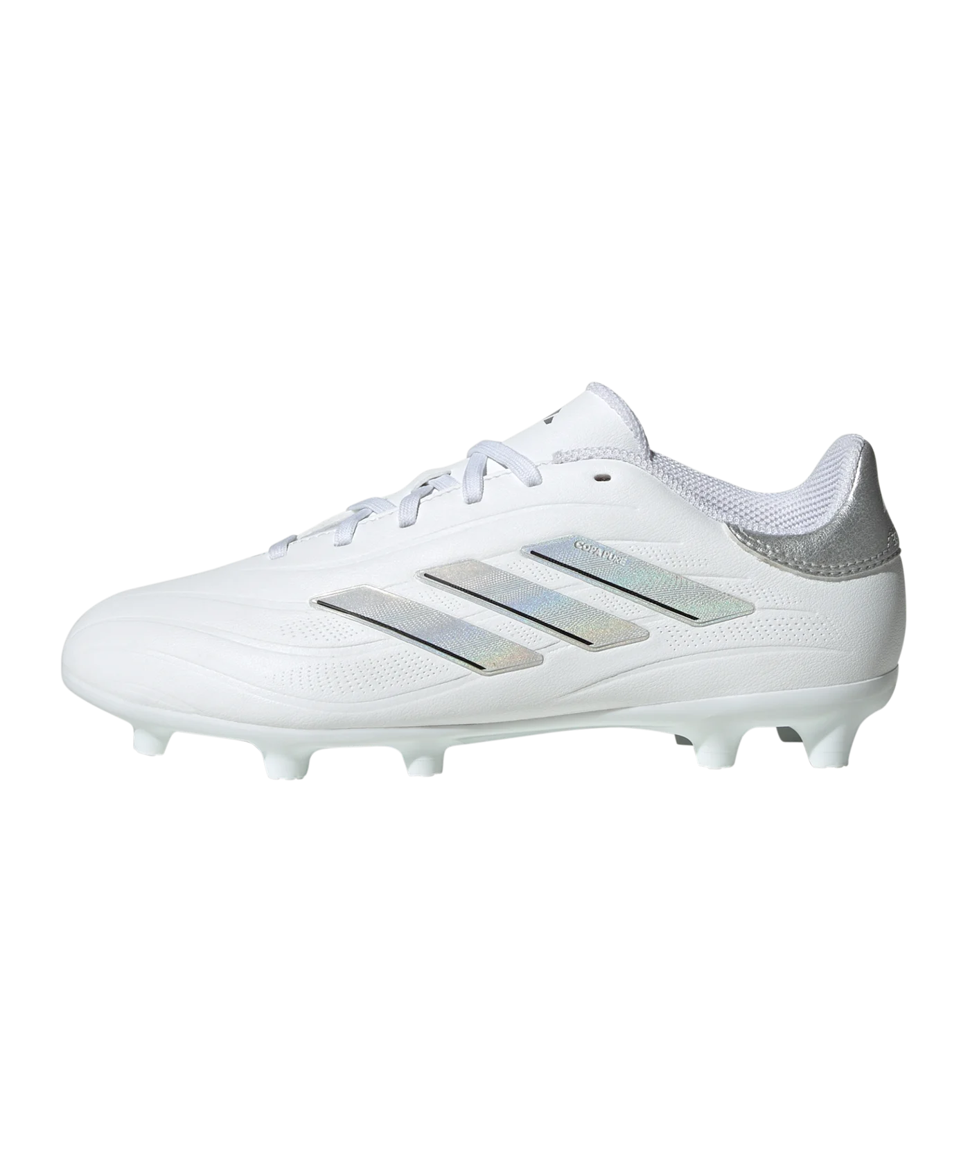 adidas COPA Pure 2 League FG Kids Pearlized Weiss Silber