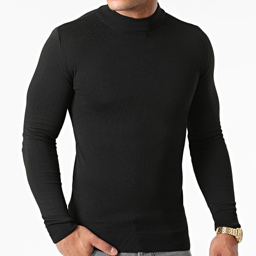 Pull Col Cheminée 0050 Noir