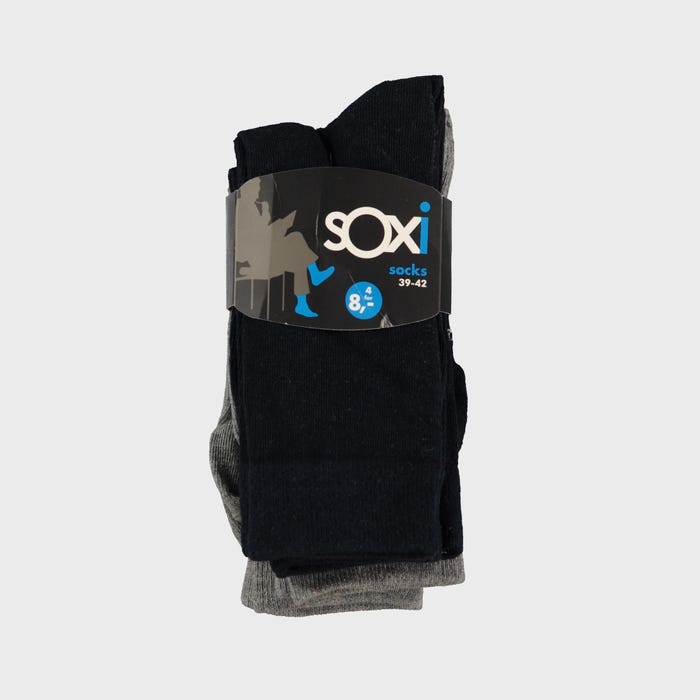 sOxi-4-pack katoenen herensokken